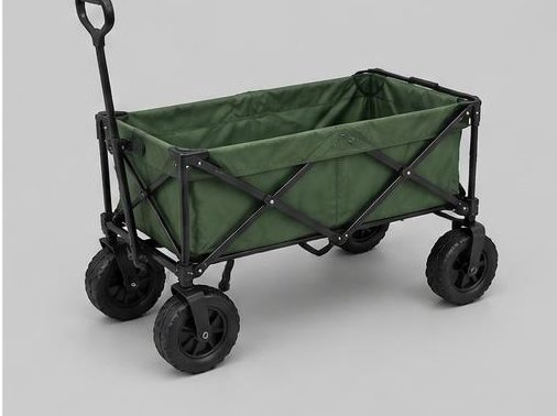 Bollerwagen faltbar – KI-generiertes Beispiel der Ausrüstungsart, kein konkretes Amazon-Produkt
